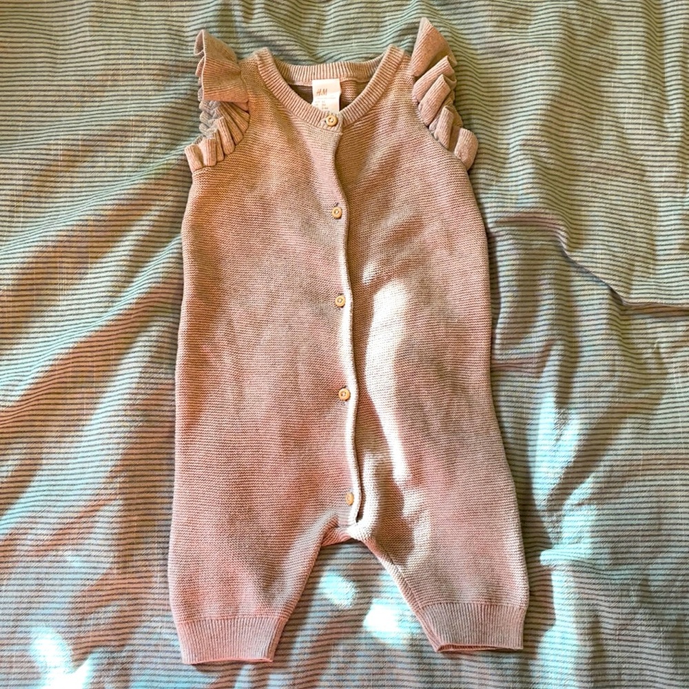 H&M organic cotton romper